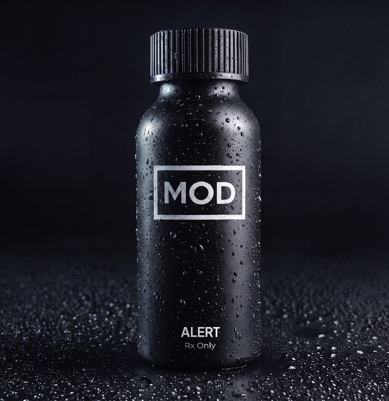 MOD ALERT prescription liquid energy formulated to promote sustained alertness and focus